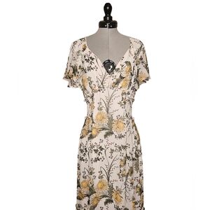 Double lined midi dress